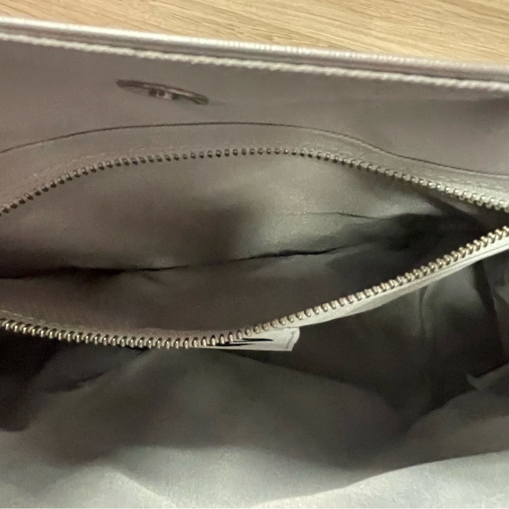 ❌SOLD❌Authentic Telfar Medium Metallic Silver Shopping Bag🪩 - Picture 6 of 16